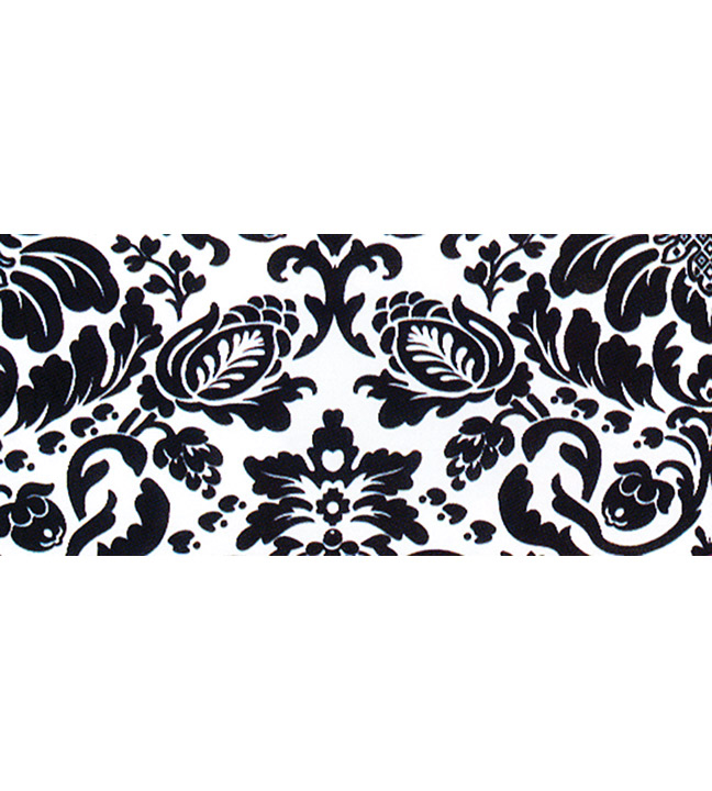 Black & White Chateau Tablecloth 120"L x 60"W